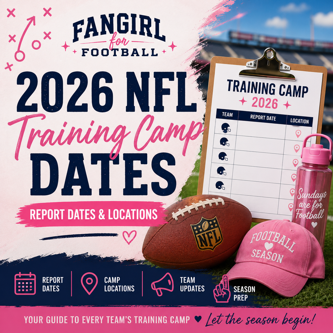 2026 NFL Training Camp Dates & Locations