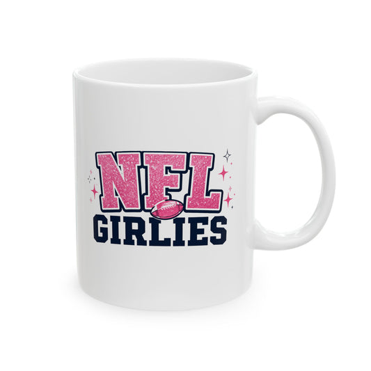 NFL Girlies White Coffee Cup